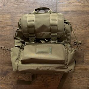 Dagne Dover Brooklyn Backpack in Dark Moss